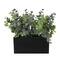 12" Green Foliage Artificial Plant with Black Pot